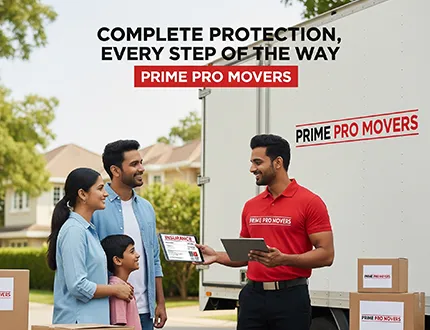 Explaining Goods Insurance to Customer - Prime Pro Movers