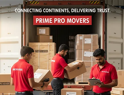 Loading Prime Pro Movers Shipment for International Transport