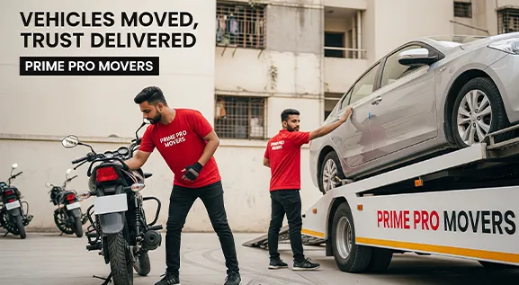 Prime Pro Movers car and bike transport service