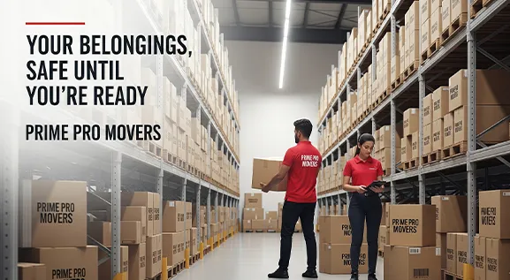 Prime Pro Movers secure storage and warehousing service
